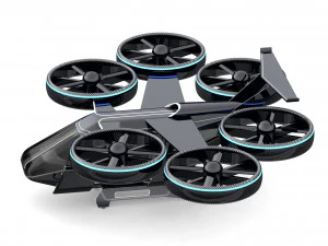 flying taxi bell nexus 3D Model