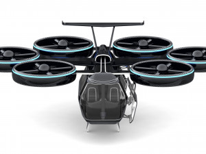 flying taxi bell nexus Modèle 3D