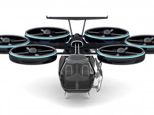 flying taxi bell nexus 3D Model