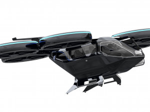 flying taxi bell nexus Modèle 3D