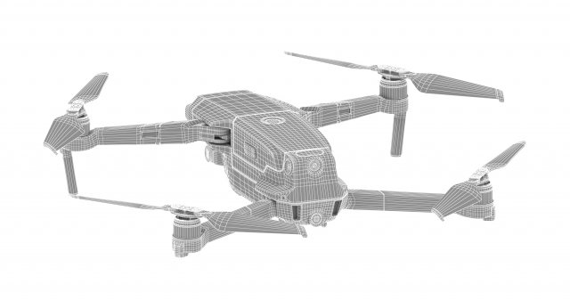 dji mavic 2 pro zoom Modelo 3D
