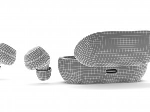 samsung galaxy buds 3Dモデル