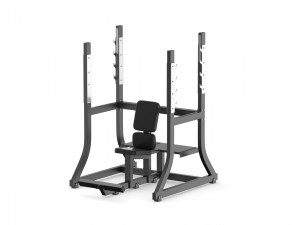 technogym pure olympic military bench 3D Model