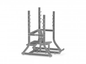 technogym pure olympic military bench 3D Model