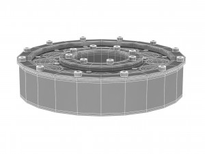 dts led underwater donut 12 fc 3D Model