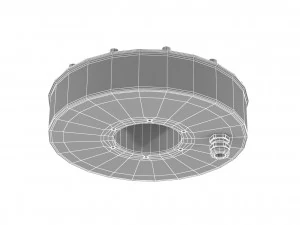 dts led donat bawah air 12 fc Model 3D