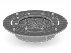 dts led underwater helios bronze 12 fc Modello 3D