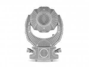 dts wash moving head raptor 3D Model