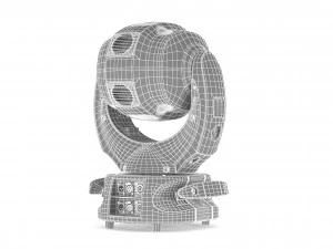 dts wash moving head raptor 3D Model