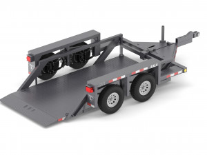 jlg 1014 flatbed trailer 3D Модель