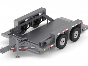 remolque de plataforma jlg 1014 Modelo 3D