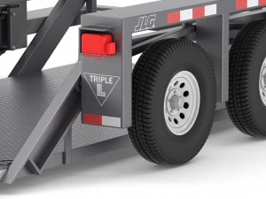 remolque de plataforma jlg 1014 Modelo 3D