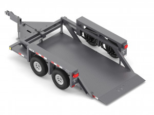 jlg 1014 flatbed trailer 3D Модель