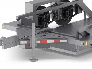 jlg 1014 flatbed trailer 3D Модель