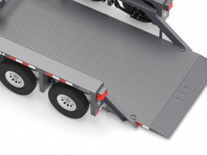 jlg 1014 flatbed trailer 3D Модель