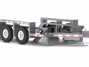 jlg 1014 flatbed trailer 3D Модель