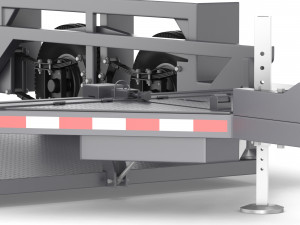 jlg 1014 flatbed trailer 3D Модель
