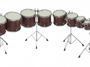 yamaha percussion tom toms ct-9000 series double headed 3D Model