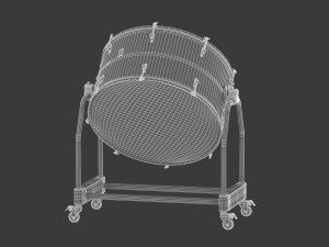 yamaha percussion bass drum cb-9000 series 3D 模型