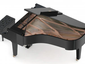 yamaha s7x premium grand piano 3D Model
