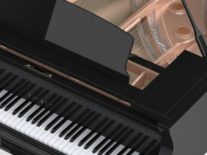 yamaha s7x premium grand piano 3D Model
