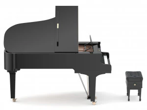 yamaha s7x premium grand piano 3D Model
