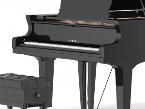 yamaha s7x premium grand piano 3D Model