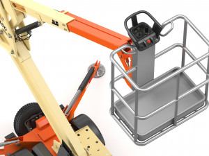 jlg t350 towable boom lift 3D Model