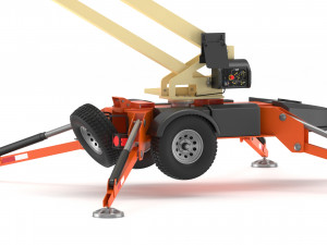 jlg t350 towable boom lift 3D Model