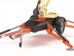 jlg t350 towable boom lift 3D Model