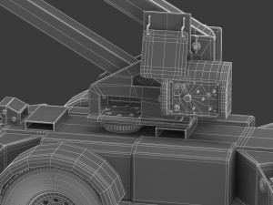 jlg t350 towable boom lift 3D Model