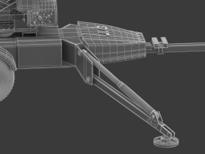jlg t350 towable boom lift 3D Model