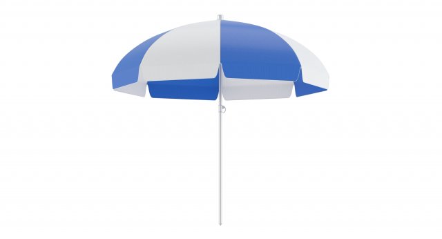 beach umbrella 3D Model .c4d .max .obj .3ds .fbx .stl .blend 
