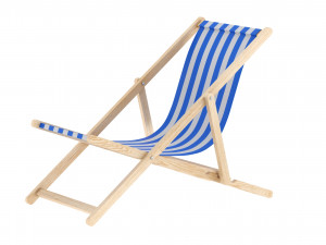 beach chair 3Dモデル