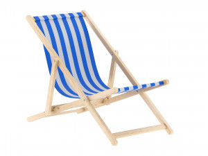 beach chair 3Dモデル