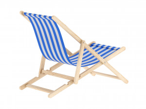 beach chair 3Dモデル