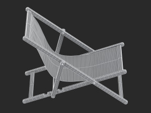 beach chair 3Dモデル