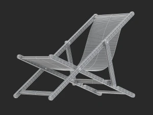beach chair 3D Model
