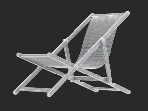beach chair 3D Model