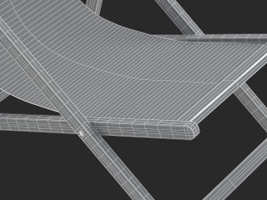 beach chair 3Dモデル