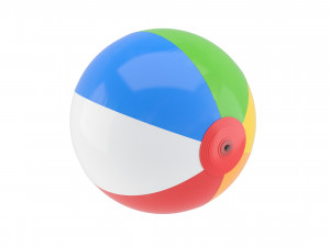 beach ball 3Dモデル