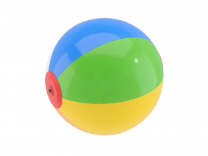 beach ball 3Dモデル