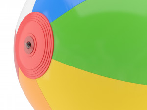 beach ball 3Dモデル