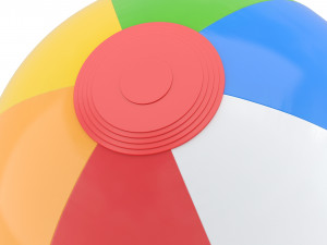 beach ball 3Dモデル