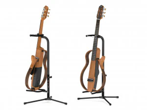 yamaha silent guitar slg200n with stands 3D Model