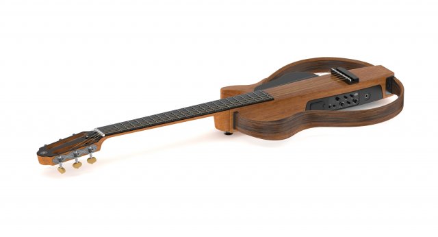 yamaha silent guitar slg200n with stands 3D Model in Gitar 3DExport