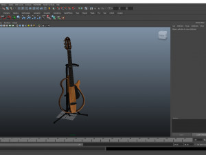yamaha silent guitar slg200n with stands Modelo 3D