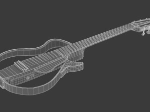 yamaha silent guitar slg200n with stands Modelo 3D