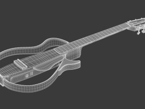 yamaha silent guitar slg200n with stands Modelo 3D