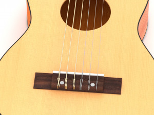 yamaha classical guitar gl1 with stands 3D-Modell